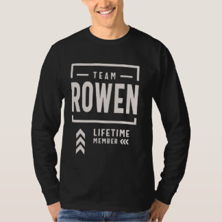 Team Rowen Lifetime Mitglied Funny Name Rowen T-Shirt