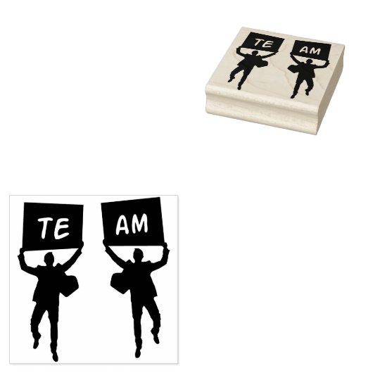 Team Rubber Briefmarke Gummistempel (Stempel)