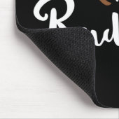 Team Rudolph Christmas Motif Mousepad (Ecke)