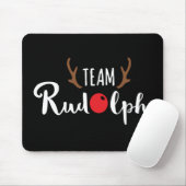 Team Rudolph Christmas Motif Mousepad (Mit Mouse)