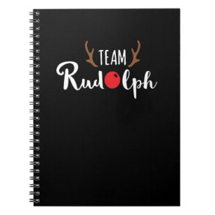 Team Rudolph Christmas Motif Notizblock
