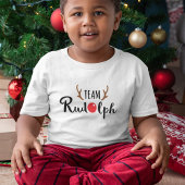 Team Rudolph Family Weihnachtsdesign Kleinkind T-shirt