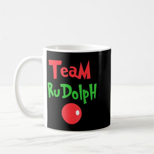 Team Rudolph - Rudolph The Red Nose Reindeer  Kaffeetasse (Links)