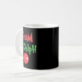 Team Rudolph - Rudolph The Red Nose Reindeer Kaffeetasse (Vorderseite Links)