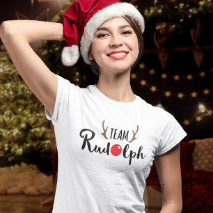 Team Rudolph - Weihnachts-Team-Logo T-Shirt
