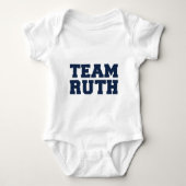 Team Ruth Baby Strampler (Vorderseite)