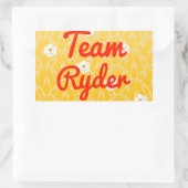 Team Ryder Rechteckiger Aufkleber (Tasche)