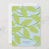 Team Safari Baby Dusche Einladung (Rückseite)