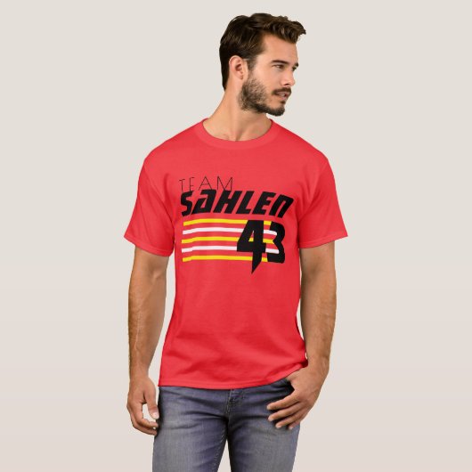 Team Sahlen gestreift T-Shirt (Vorne ganz)