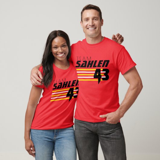 Team Sahlen gestreift T-Shirt (Unisex)