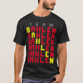 Team Sahlen Stagger Name T-Shirt (Vorderseite)