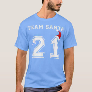 Team Santa 2021 Die sonnige Familie passt Weihnach T-Shirt