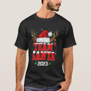 Team Santa 2023 Weihnachtsmatching Family Rentier T-Shirt