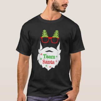 Team Santa Christmas Funny Santa Squad Familienmat T-Shirt