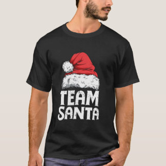 Team Santa Christmas Squad Familie Matching Pajama T-Shirt