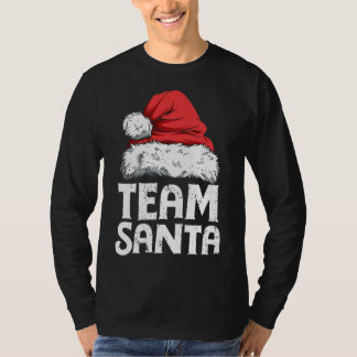 Team Santa Christmas Squad Familie Matching Pajama T-Shirt