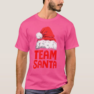 Team Santa Christmas Squad Familie Matching Pajama T-Shirt