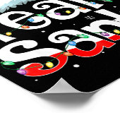 Team Santa Christmas Squad Family Matching Pajamas Poster (Ecke)