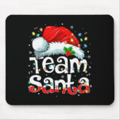 Team Santa Claus Christmas Family Matching Pajama Mousepad (Vorne)
