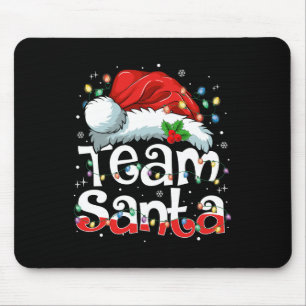 Team Santa Claus Weihnachten Familie Matching Paja Mousepad