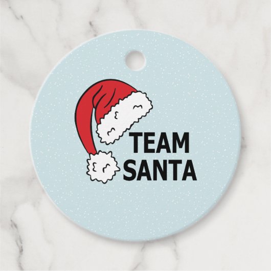 Team Santa ,Cool Christmas Gift Geschenkanhänger (Vorderseite)