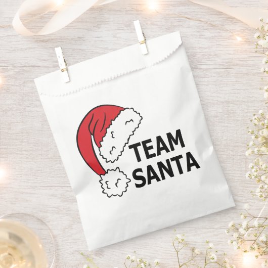 Team Santa ,Cool Christmas Gift Geschenktütchen (Ausgeschnitten)