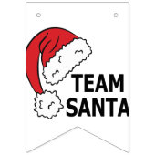 Team Santa ,Cool Christmas Gift Wimpelkette (Dritte Fahne)