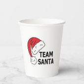 Team Santa ,Coole Weihnachtsgeschenke Pappbecher (Vorderseite)