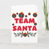 Team Santa Feiertagskarte (Vorderseite)