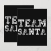 Team Santa Funny Weihnachten (Vorne/Hinten)