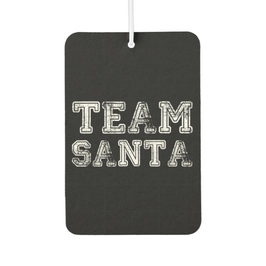 Team Santa Funny Weihnachten Autolufterfrischer (Vorderseite)