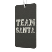 Team Santa Funny Weihnachten Autolufterfrischer (Links)