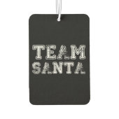 Team Santa Funny Weihnachten Autolufterfrischer (Rückseite)