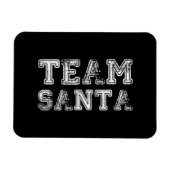 Team Santa Funny Weihnachten Magnet (Horizontal)