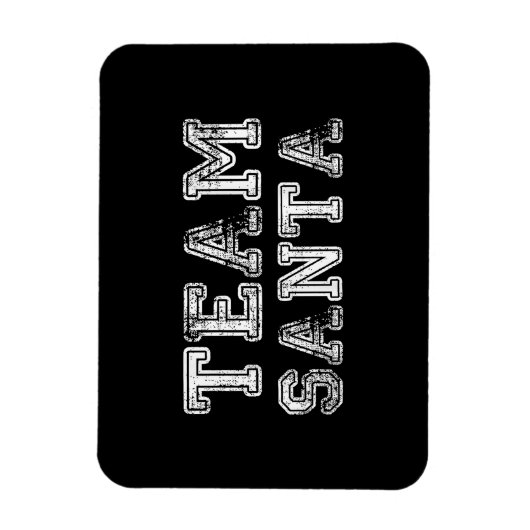 Team Santa Funny Weihnachten Magnet (Vertikal)