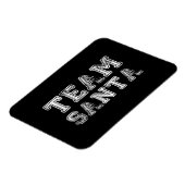 Team Santa Funny Weihnachten Magnet (Linke Seite)