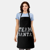 Team Santa Funny Weihnachten Schürze (Getragen)