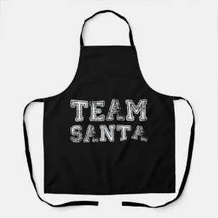 Team Santa Funny Weihnachten Schürze