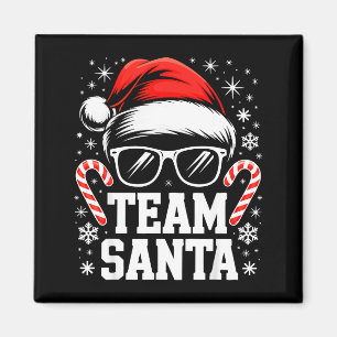Team Santa-Shirt Erwachsene Kinder Weihnachten San Magnet