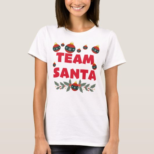 Team Santa T-Shirt (Vorderseite)