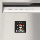 Team Santa Weihnachtsrentier Magnet (In Situ (Geschirrspüler))