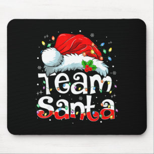 Team Santa Weihnachtstruppe Familie passende Pyjam Mousepad