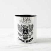Team Santos Lifetime Zweifarbige Tasse (Mittel)