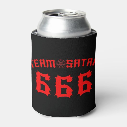 Team Satan 666 Dosenkühler (Kanne Vorderseite)