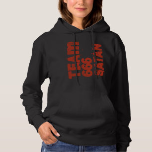 Team Satan 666 Vintage Satanisch Okkult Hoodie
