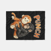 Team Schlag - Baby-Affen-Schlag Fleecedecke (Vorderseite (Horizontal))