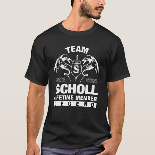 Team Scholl Lifetime Mitglied T-Shirt (Vorderseite)