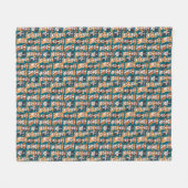 Team schöner Hunde Fleecedecke (Vorderseite (Horizontal))