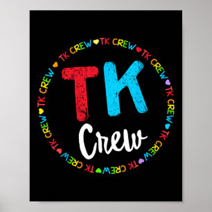 Team-Schul-Übergangskindergarten-Team Tk-Crew Poster