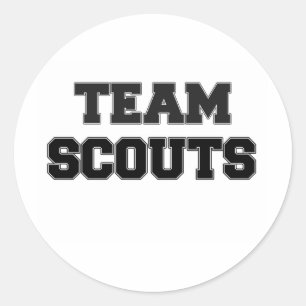 Team Scouts Runder Aufkleber